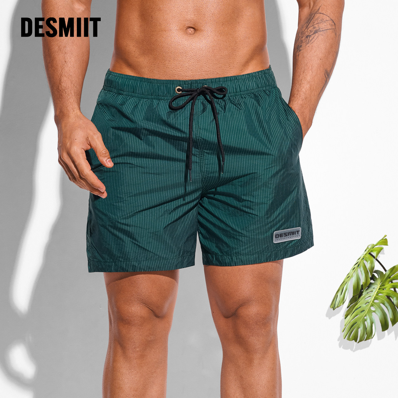 desmiit 男士短裤速干休闲宽松三分沙滩裤夏季海边可下水游泳裤,运动/瑜伽/健身/球迷用品,沙滩裤,淘宝优惠券,粉丝福利购,淘宝优惠卷