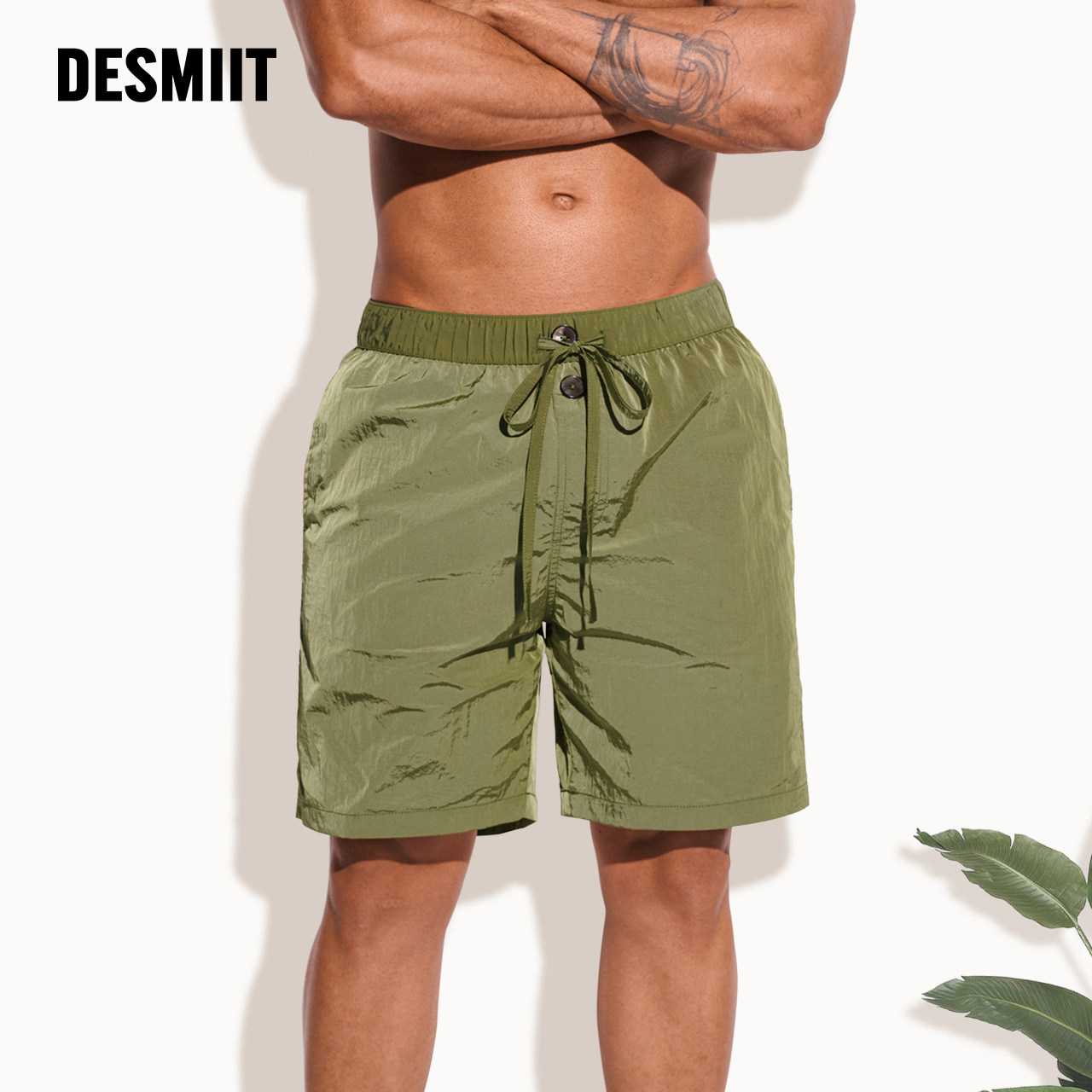 desmiit 男士短裤夏季休闲宽松速干沙滩裤海边可下水运动游泳裤,运动/瑜伽/健身/球迷用品,沙滩裤,淘宝优惠券,粉丝福利购,淘宝优惠卷