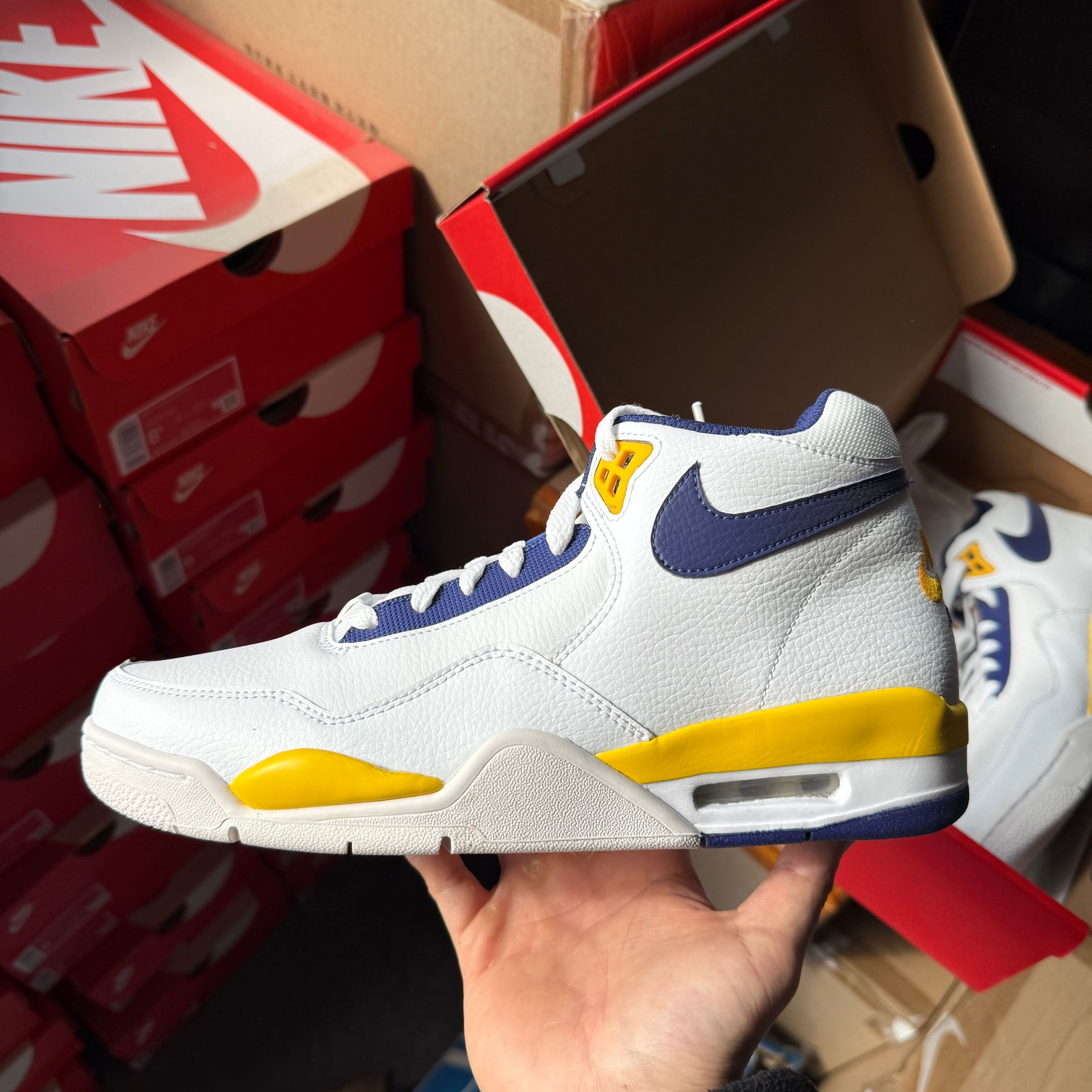 Nike Air Flight 89 AJ4 兄弟款 元年白红 篮球鞋 819665-100