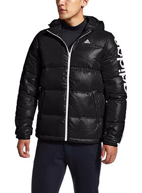 Adidas胖飞人彭于晏茄克连帽羽绒