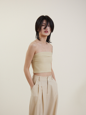 莫代尔番塔塔无胸垫抹胸