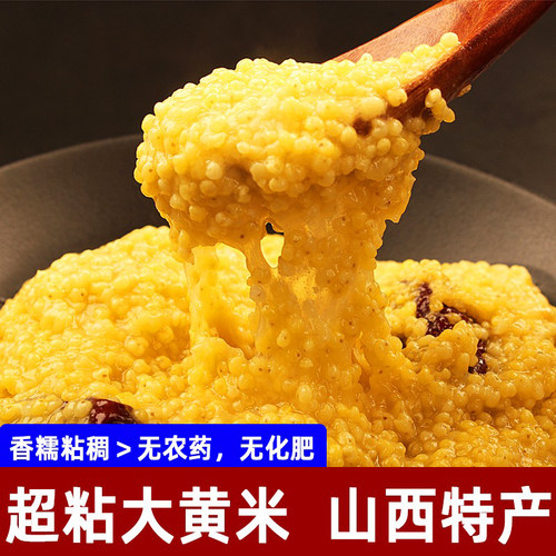 2025新米山西特级大黄米软糯拉丝