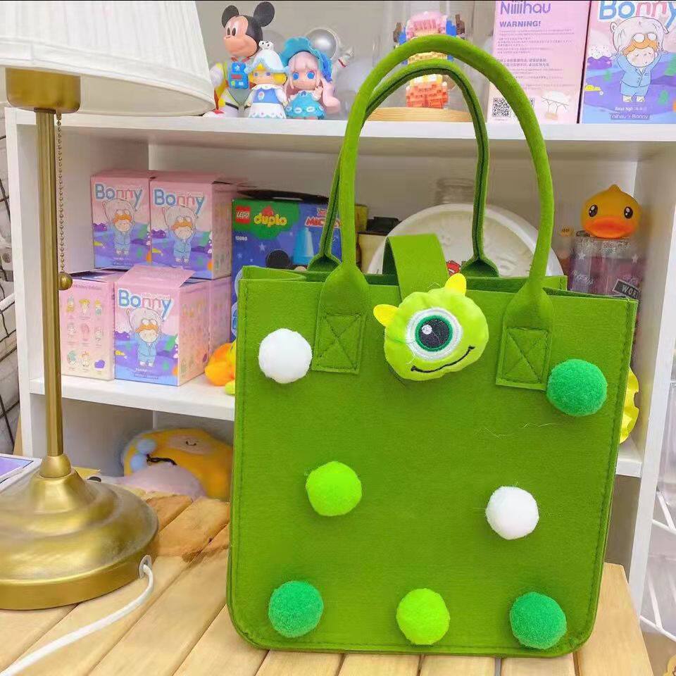 卡通可爱手提包伴手礼盒周岁百日宴礼品袋妈咪包购物袋学生手提袋