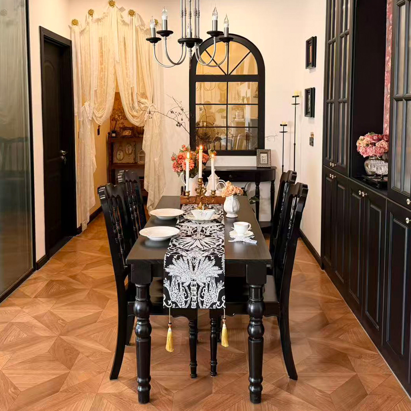 【西绍尔温】桌旗法式中古风复古高级感轻奢简约高端茶几长条盖布