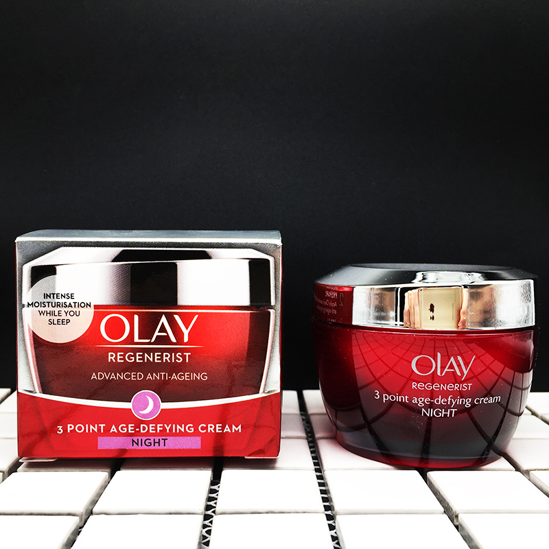 現貨 Olay玉蘭油新生三點大紅瓶晚霜面霜升級版 提拉緊致 48克
