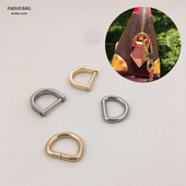 法朵包包化妆包改造女包 13mm五金小配件U形活扣包包 d扣1.3cm