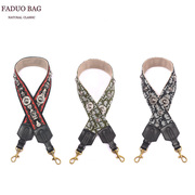 Canvas bag with bag wide shoulder strap accessories shoulder strap bag accessories bag with shoulder strap strap retro ethnic style