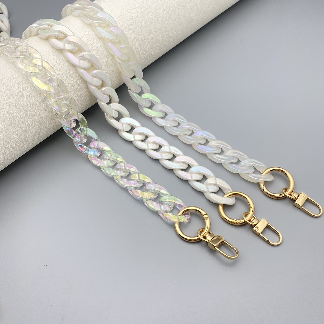 亚克力链条彩色树脂链单肩手提斜挎包带DIY包包配件幻彩大鱼骨链,服饰配件/皮带/帽子/围巾,包带,淘宝优惠券,粉丝福利购,淘宝优惠卷