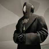 清仓 vibe风男风衣 羊毛廓形垫肩纽扣过膝大衣 GRAILZ LEARL秋长款