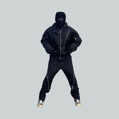 dongxu飞行夹克棉服双色棉服外套