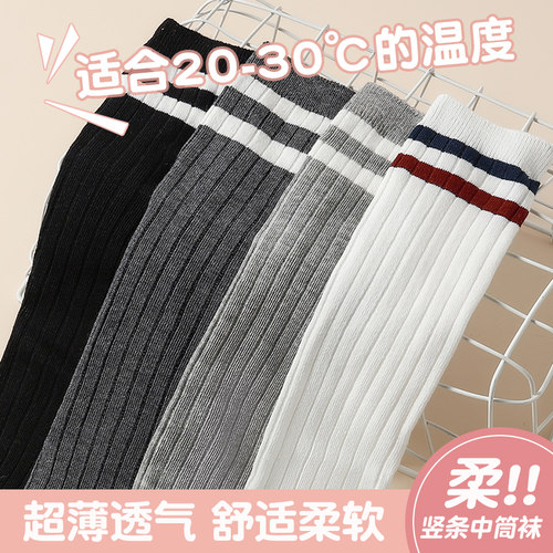 春秋款长筒袜女童过膝袜