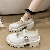 小皮鞋 学院风玛丽珍软妹厚底增高单鞋 女粗跟日系jk制服鞋 2026新款