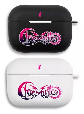 bang dream ave mujica耳机套黑色磨砂壳适用Airpods3无线蓝牙保护壳4代苹果pro2代