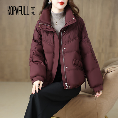 洋气加厚短款羽绒服女2025冬