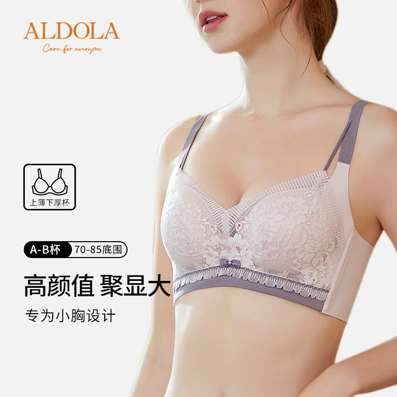 雅黛丽内衣聚拢小胸显大美背胸罩
