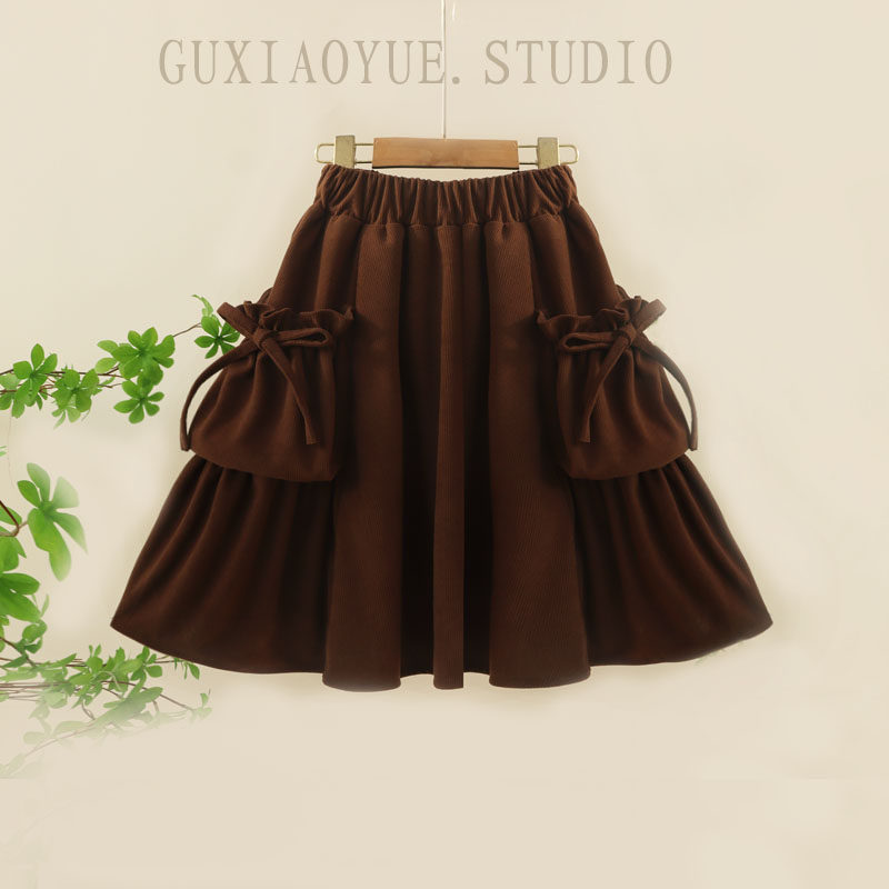 女童半身裙2025秋冬新款灯芯绒加厚时尚童裙韩系洋气中大童裙子,童装/婴儿装/亲子装,半身裙,淘宝优惠券,粉丝福利购,淘宝优惠卷