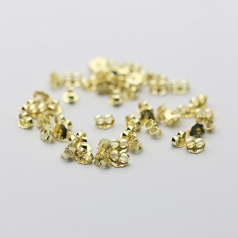 s925银镀14k金耳堵  纯银耳扣耳帽耳钉托耳背耳钉塞纯银饰品,饰品/流行首饰/时尚饰品新,其他DIY饰品配件,淘宝优惠券,粉丝福利购,淘宝优惠卷