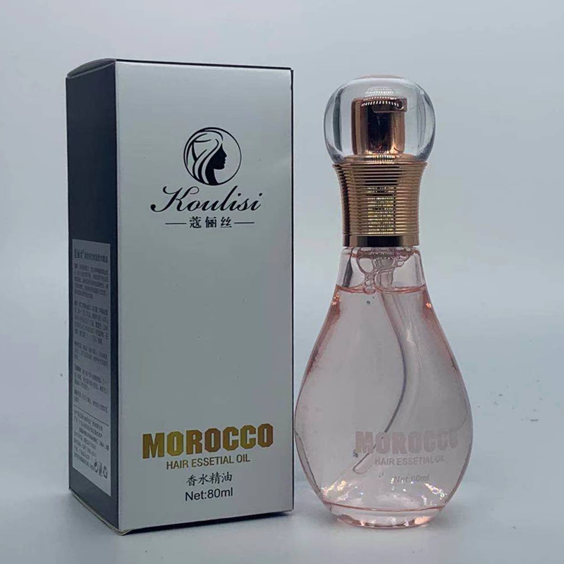 80mlmorocco香水修护精油防毛躁柔顺保湿护理免洗护发油美发用品