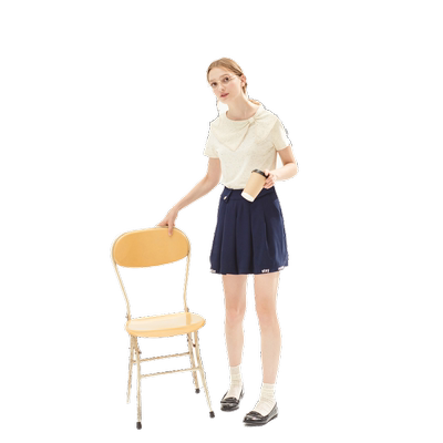 英伦原创设计风深宝学院风短裙裤