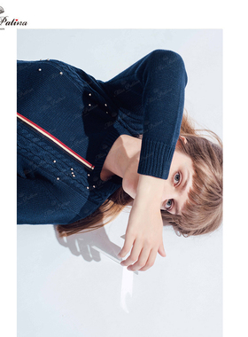 Miss．Patina双十一优惠拼团到手价399   MP星座钉珠针织套装