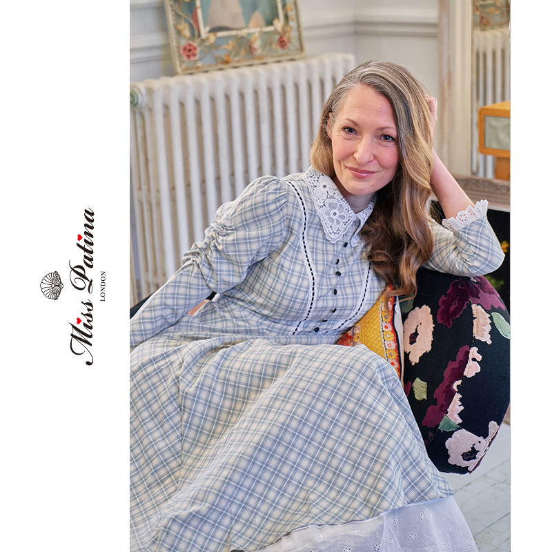 原创设计复古淑女英伦