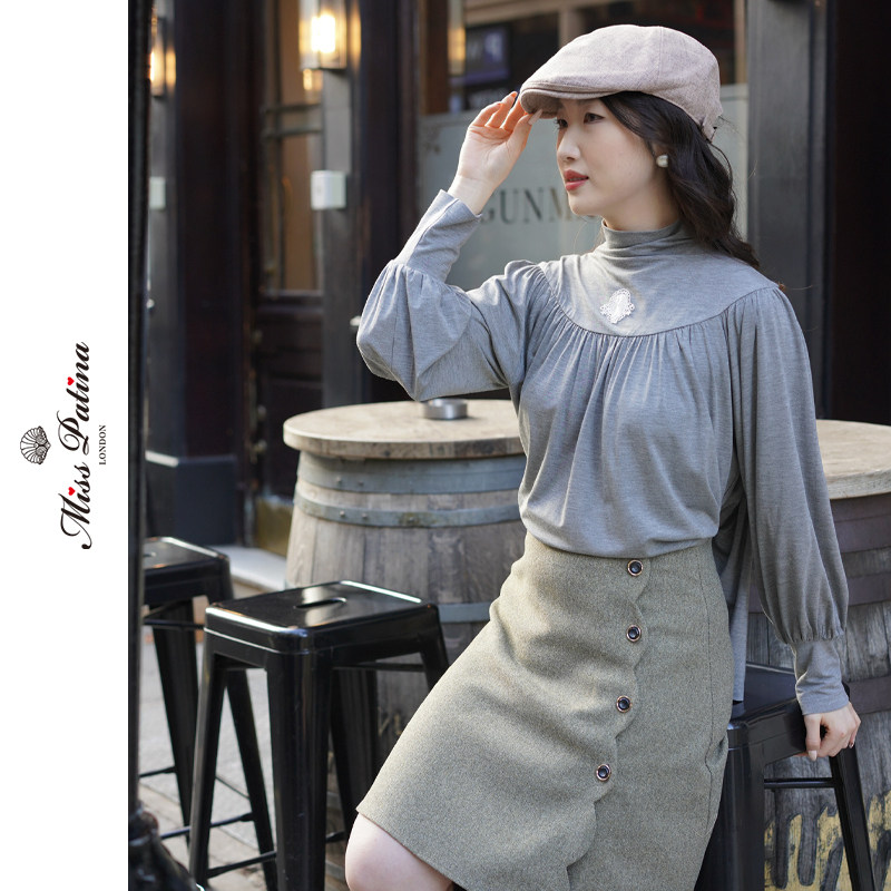 MP爱德华风格上衣+花瓣边半裙