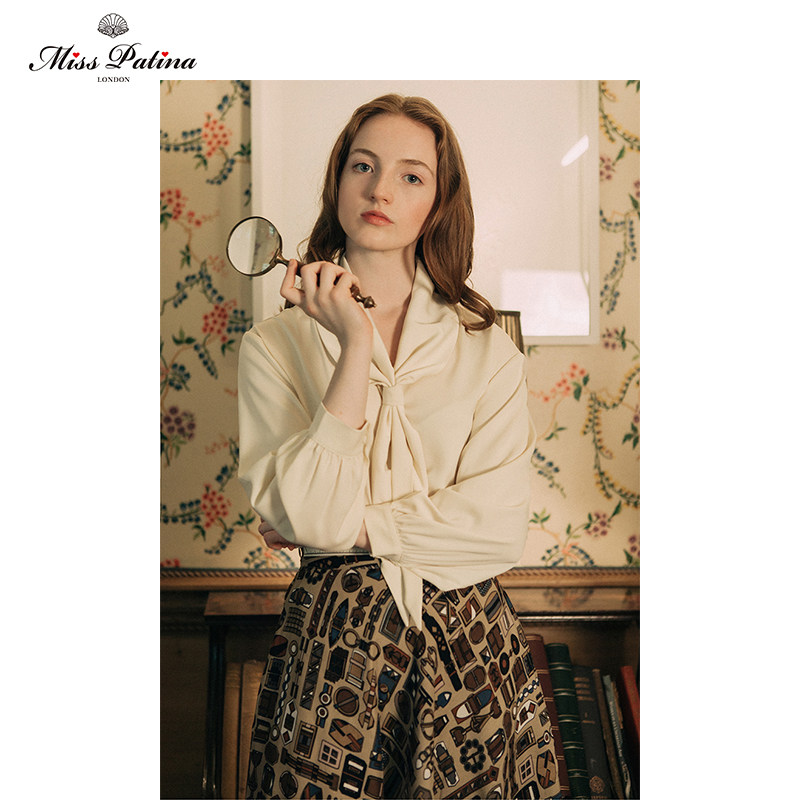 假领带英伦风可拆卸落肩原创设计