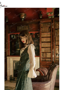 MP英伦复古原创设计 60年代摩登感苏格兰经典格子背心裙