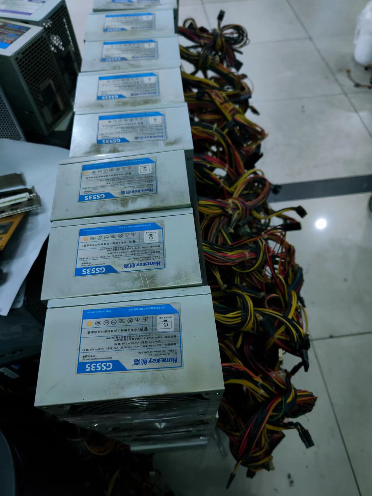 航嘉额定300W-500w 台式机家用游戏办公电源