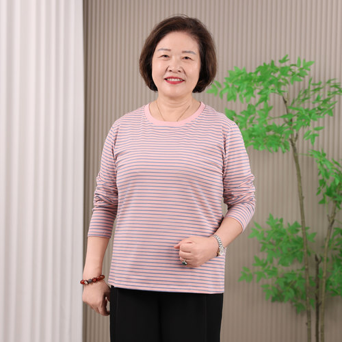 大码外穿纯棉打底衫休闲内搭上衣