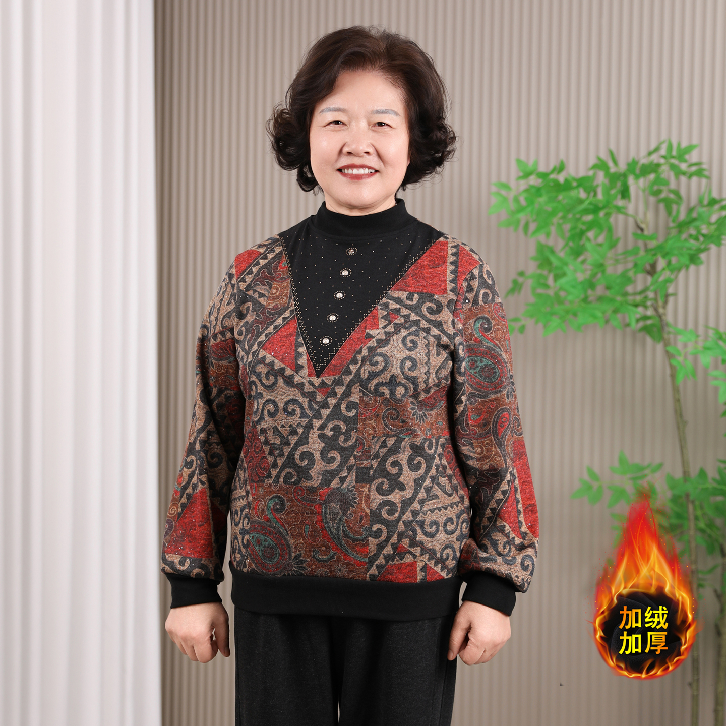 加绒加厚非常保暖宽松版型外套