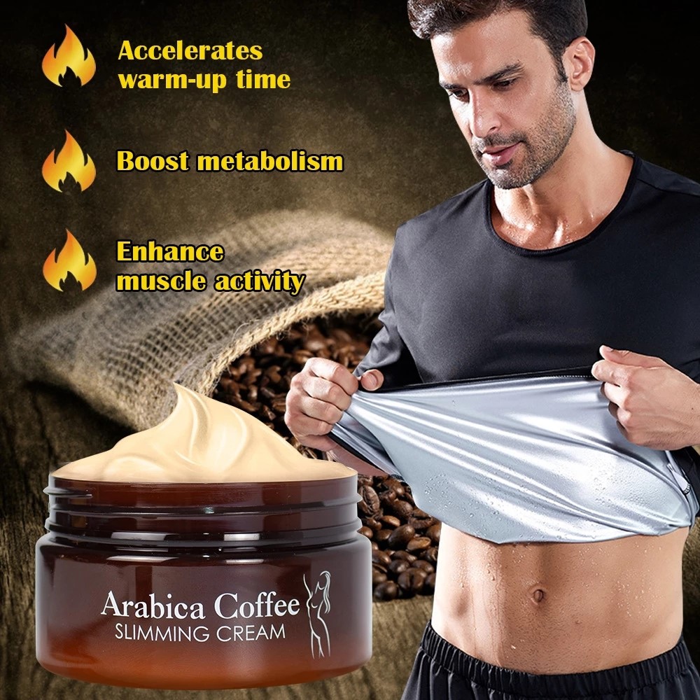 Coffee Beans Slimming Cream Body Lifting Fast Fat Loss腹肌霜