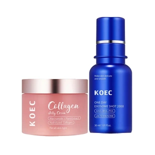 Pore Microneedling Essence + Collagen Jelly Cream Facial Ski