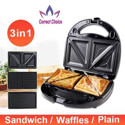 electric sandwich maker panini waffle cake breakfast machine