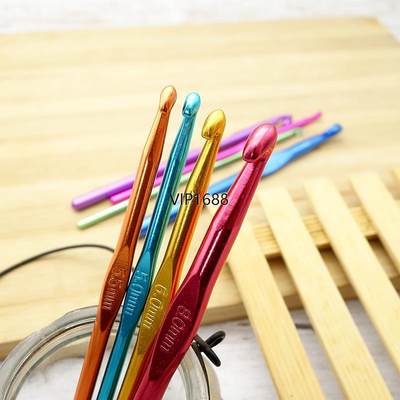 Multiple Sizes Crochet Hooks Set Random Colors Needle Knitti