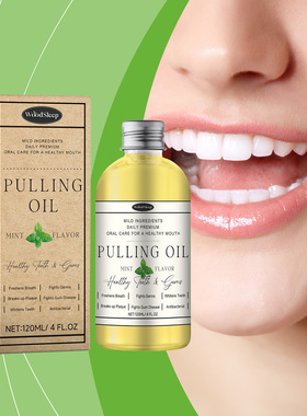 WOODSSLEEP Oral Coconut Mouthwash Odor Cleaning Daily Care T