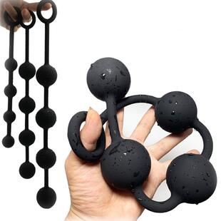 Silicone Big Anal Beads Balls Butt Plug Adults Erotic Sex