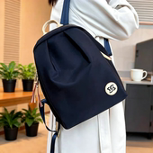 防水牛津布双肩包2025新款 休闲轻便大容量背包韩系百搭户外旅游包