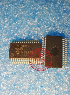 ENC28J60-I/SS ENC28J60 封装SSOP28 新的  一个起拍