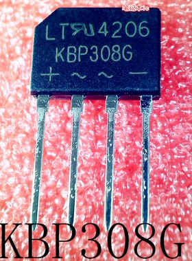 KBP308G     KBP308G-C     KBP308     SIP-4      新的