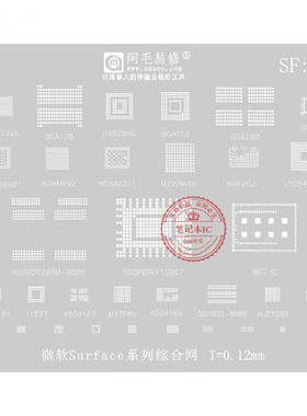 AX201D2W AX200D2W AX210 9560D2W 8265D2W 蓝牙 无线模块 钢网