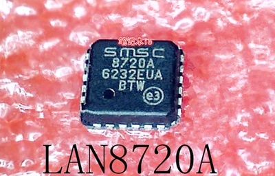 LAN8720A-CP-TR    LAN8720A   LAN8720   8720A   QFN24    新的