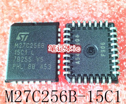 M27C256B-15C1  STM27C256B-15C1L  M27C256B-15CI  PLCC32  新的