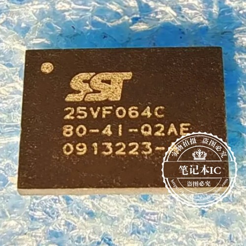 SST25VF064C-80-4I-Q2AE  25VF064C-80-4I-Q2AE 25VF064C QFN