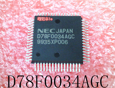 D78F0034AGC  UPD78F0034AGC   NECD78F0034AGC   QFP封装   新的