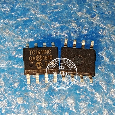 丝印TC1411NC TC1411NCOA SOP8封装电源门驱动器芯片