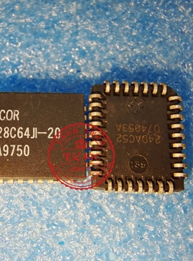 X28C64JI-20  X28C64J1-20  X28C64JI-25  PLCC  新的  一个起拍