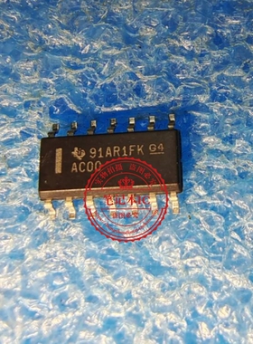 SN74AC00DR  SN74AC00DRG4    丝印AC00  SOP14  新的  一个起拍