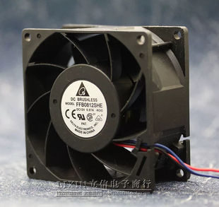 3線 ROO 8厘米 雙滾珠 0.87A FFB0812SHE 12V 8038 UPS風(fēng)扇