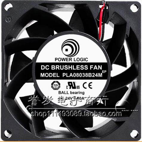 POWER PLA08038B24M 24V 0.80A 8038西门子变频器专用散热风扇G20